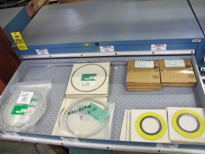 LISTA HEAVY DUTY 9-DRAWER PARTS CABINET W/ CONTENTS (W-50) LOADING & HANDLING FEE $25-